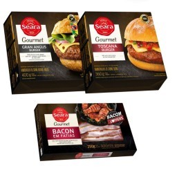 Combo Toscana Burger + Gran Angus Burger + Bacon Fatias SEARA Gourmet