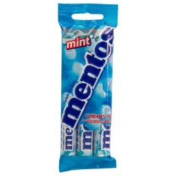 Confeitos Sabor Menta MENTOS Pacote 114g com 3 Unidades