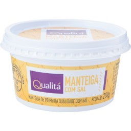 Manteiga com Sal QUALITÁ Pote 200g