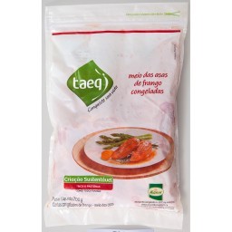 Meio da Asa de Frango Congelado TAEQ Pacote 700g