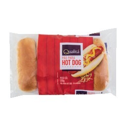 Pão para Hot Dog QUALITÁ C/4 200g