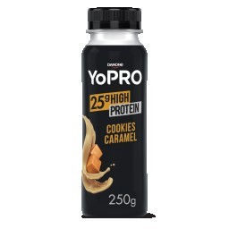 Iogurte Líquido YoPRO Cookies Caramel 25g de proteínas 250g