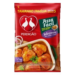 Sobrecoxa de Frango Assa Fácil PERDIGÃO Temperada e Congelada 1,2kg