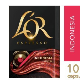 Cápsulas de Café L'OR Espresso Indonésia com 10