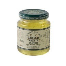 Geleia de Pimenta Jalapeños CIA DAS ERVAS Vidro 260g