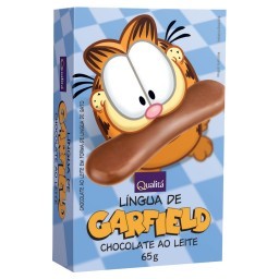 Chocolate ao Leite Língua de Garfield QUALITÁ 65g