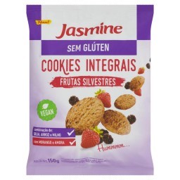 Biscoito Cookie Integral Frutas Silvestres sem Glúten Jasmine Pacote 150g