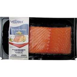 Filé de Salmão Congelado BOM PEIXE 300g