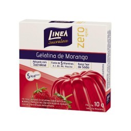 Gelatina Zero de Morango LINEA 10g