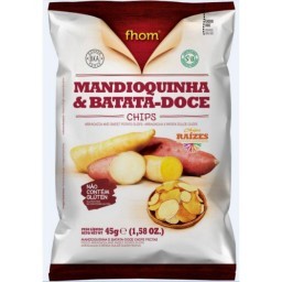 Batata Doce e Mandioquinha Chips 45g