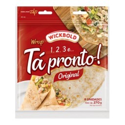 Wrap WICKBOLD Tá Pronto Sabor Original Pacote 270g