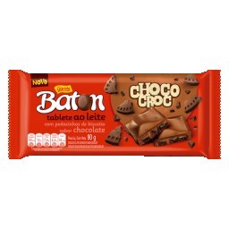 Chocolate ao Leite Choco Croc Garoto Baton Pacote 90g