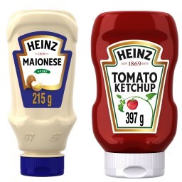 Kit Ketchup Heinz Tradicional 397g e Maionese Heinz 215g