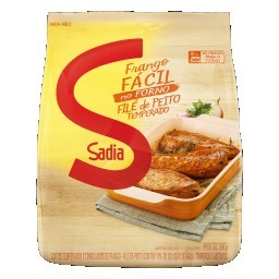 Filé de Peito de Frango Resfriado Temperado SADIA Fácil Pacote 700g