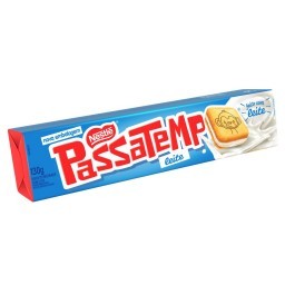 Biscoito PASSATEMPO Recheado Leite 130g