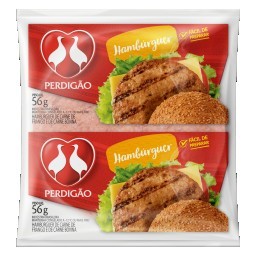 Hambúrguer de Carne de Frango e Bovina Perdigão Pacote 56g