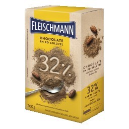 Chocolate em Pó 32% FLEISCHMANN Caixa 200g