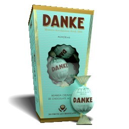 Danke Bombom Chocolate ao Leite 162g