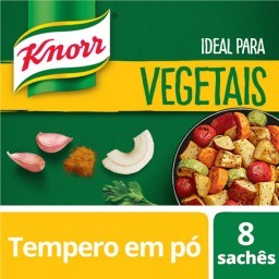 Tempero em Pó para Vegetais Knorr Pacote 40g 8 Unidades