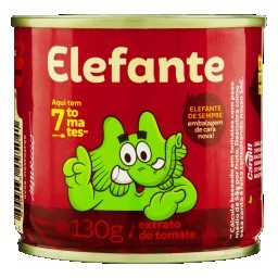 Extrato de Tomate Elefante Lata 130g