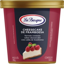 Sorvete Cheesecake De Framboesa LA BASQUE Pote 500ml