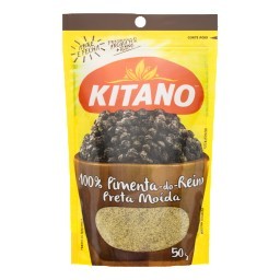 Pimenta do Reino Preta em Pó KITANO Pacote 50g