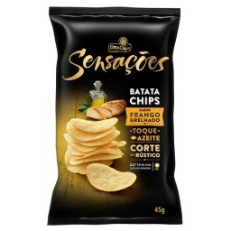 Batata Frita Frango Grelhado Sensações Elma Chips Pacote 45G