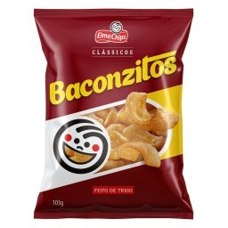 Salgadinho De Trigo BACONZITOS Pacote 103g