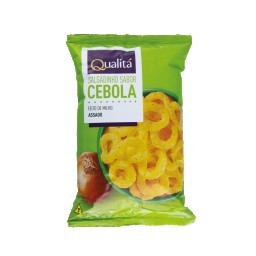 Salgadinho de Milho Sabor Cebola QUALITÁ Pacote 100g