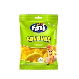 Bala de Gelatina Bananas FINI Pacote 90g