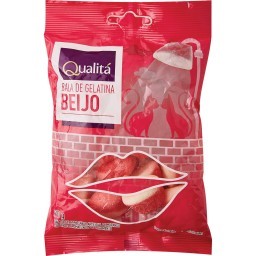 Bala de Gelatina Beijos QUALITA 70g