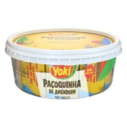 Paçoquinha de Amendoim Tradicional Brasileira YOKI Pote 352g