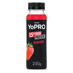 Iogurte Líquido YoPRO Morango 15g de proteínas 250g