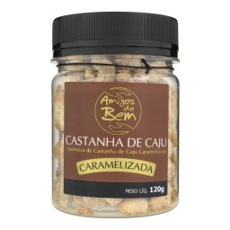 Castanha-de-Caju Caramelizada Amigos do Bem Pote 120g