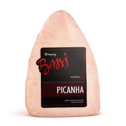 Picanha Bovina Extra Limpa Pedaço BASSI Pacote 1,1Kg