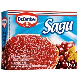 Pó para Sagu Sabor Uva Dr. OETKER Caixa 250g