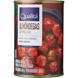 Almôndegas ao Molho QUALITÁ Lata 420g