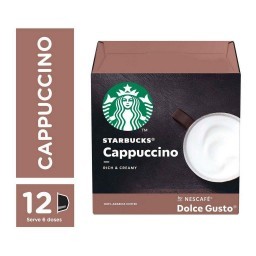 STARBUCKS ® Cappuccino by NESCAFÉ ® Dolce Gusto ® 12 Cápsulas