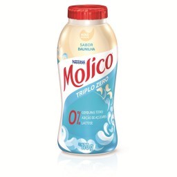 Iogurte Desnatado Baunilha Zero Lactose Molico Frasco 170g