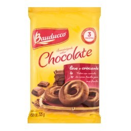 Biscoito BAUDUCCO Amanteigado Chocolate Pacote 335g