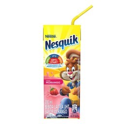 Bebida Láctea NESQUIK Morango 200ml