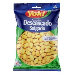 Amendoim Salgado sem Pele YOKI Pacote 150g