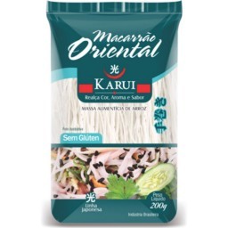 Macarrão Oriental de Arroz Sem Glúten KARUI 200g