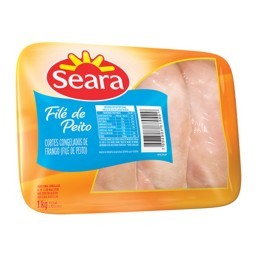 Filé De Peito De Frango SEARA Congelado Bandeja 1Kg