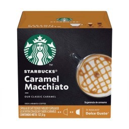 STARBUCKS ® Caramel Macchiato by NESCAFÉ ® Dolce Gusto ® 12 Cápsulas