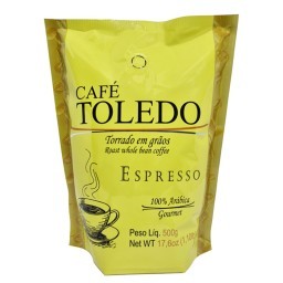 Café em Grãos Expresso Gourmet TOLEDO Pacote 500g