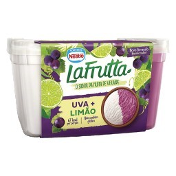 Sorvete LAFRUTTA Uva + Limão 1 Litro