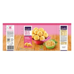 Pão de Queijo Congelado Recheio Frango Qualitá Pacote 300g