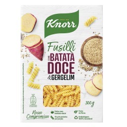 Macarrão com Batata-Doce e Gergelim Fusilli Knorr Caixa 300g