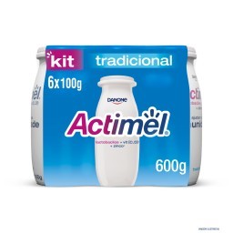 Leite Fermentado Actimel Tradicional 600g 6 unidades